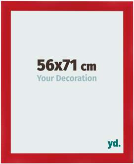 Fotolijst 56x71 cm - Rood - MDF - Pisa