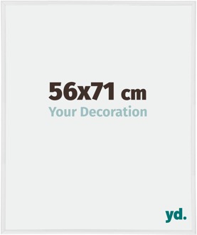 Fotolijst 56x71 cm - Wit Hoogglans - Kunststof - Annecy