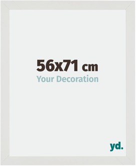 Fotolijst 56x71 cm - Wit Mat - MDF - Mura