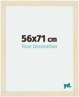 Fotolijst 56x71 cm - Zand Geveegd - MDF - Mura