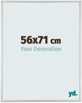 Fotolijst 56x71 cm - Zilver Mat - Aluminium - Kent