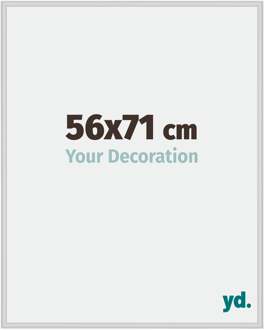 Fotolijst 56x71 cm - Zilver Mat - Aluminium - Miami