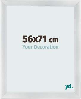Fotolijst 56x71 cm - Zilver Mat - MDF - Pisa