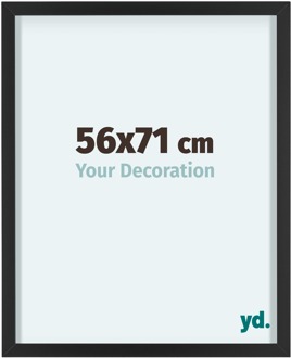 Fotolijst 56x71 cm - Zwart - Aluminium - Virginia