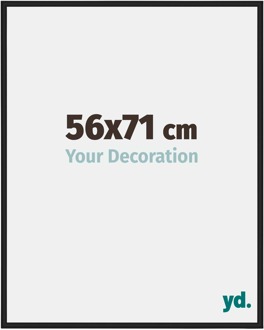 Fotolijst 56x71 cm - Zwart Mat - Aluminium - New York