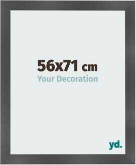 Fotolijst 56x71 cm - Zwart Mat - MDF - Pisa