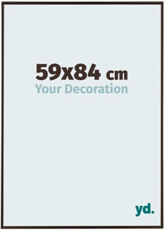 Fotolijst 59x84 cm - Antraciet - Kunststof - Evry