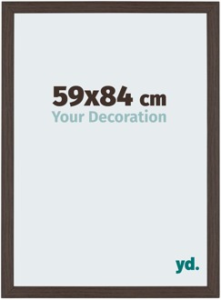 Fotolijst 59x84 cm - Eiken Donker - MDF - Mura