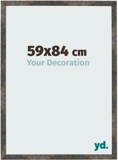 Fotolijst 59x84 cm - Geoxideerd Metaal - MDF - Bologna