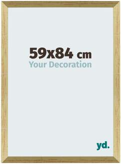 Fotolijst 59x84 cm - Goud Glans - MDF - Mura