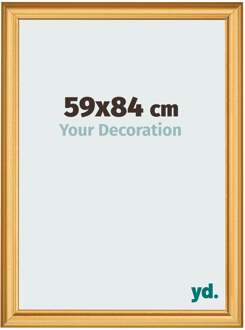 Fotolijst 59x84 cm - Goud Mat - MDF - Lazio