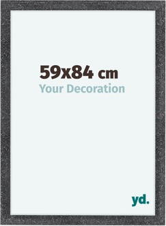 Fotolijst 59x84 cm - Grijs Geveegd - MDF - Como