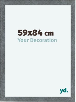 Fotolijst 59x84 cm - IJzer Geveegd - MDF - Como