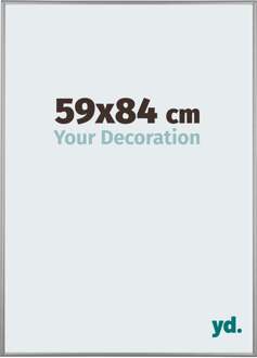 Fotolijst 59x84 cm - Platina - Aluminium - Kent