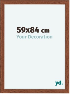 Fotolijst 59x84 cm - Walnoot - MDF - Como