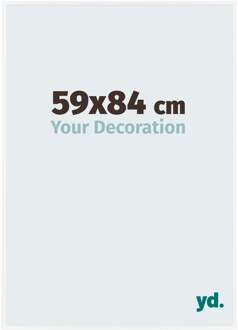 Fotolijst 59x84 cm - Wit Hoogglans - Kunststof - Evry