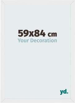 Fotolijst 59x84 cm - Wit Hoogglans - MDF - Mura