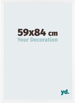 Fotolijst 59x84 cm - Wit Mat - MDF - Catania