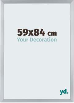 Fotolijst 59x84 cm - Zilver Glans - MDF - Catania