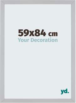 Fotolijst 59x84 cm - Zilver Mat - MDF - Mura