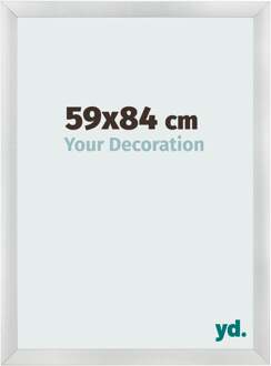 Fotolijst 59x84 cm - Zilver Mat - MDF - Pisa