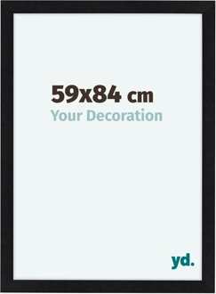 Fotolijst 59x84 cm - Zwart Mat - MDF - Como