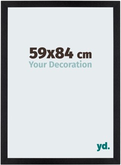 Fotolijst 59x84 cm - Zwart Mat - MDF - Mura