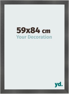 Fotolijst 59x84 cm - Zwart Mat - MDF - Pisa