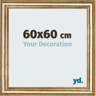Fotolijst 60x60 cm - Goud Antiek - MDF - Lazio