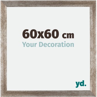 Fotolijst 60x60 cm - Metaal Vintage - MDF - Mura