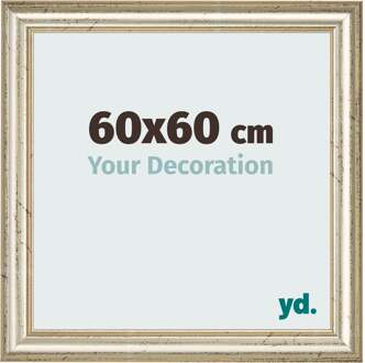 Fotolijst 60x60 cm - Metaalglans - MDF - Lazio