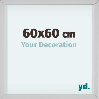 Fotolijst 60x60 cm - Wit - Aluminium - Virginia