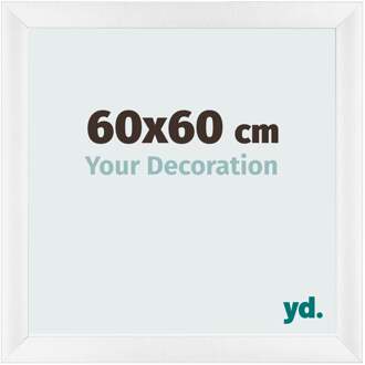 Fotolijst 60x60 cm - Wit Hoogglans - MDF - Pisa