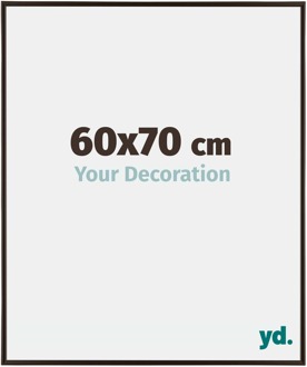 Fotolijst 60x70 cm - Antraciet - Kunststof - Evry
