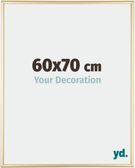 Fotolijst 60x70 cm - Goud Glans - Aluminium - Austin