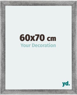 Fotolijst 60x70 cm - Grijs Geveegd - MDF - Mura