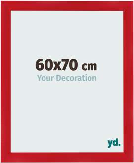 Fotolijst 60x70 cm - Rood - MDF - Pisa