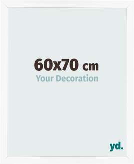Fotolijst 60x70 cm - Wit Mat - MDF - Bologna