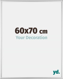 Fotolijst 60x70 cm - Zilver Glanzend - Aluminium - Austin