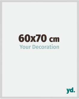Fotolijst 60x70 cm - Zilver Mat - Aluminium - Miami