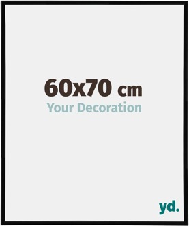 Fotolijst 60x70 cm - Zwart Hoogglans - Kunststof - Annecy