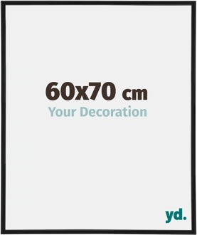 Fotolijst 60x70 cm - Zwart Mat - Kunststof - Annecy