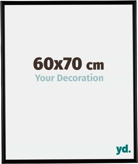 Fotolijst 60x70 cm - Zwart Mat - Kunststof - Bordeaux