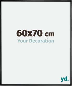 Fotolijst 60x70 cm - Zwart Mat - Kunststof - Evry