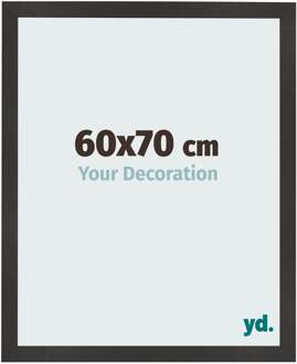 Fotolijst 60x70 cm - Zwart Mat - MDF - Bologna