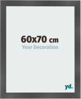 Fotolijst 60x70 cm - Zwart Mat - MDF - Pisa