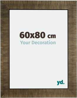 Fotolijst 60x80 cm - Champagne Geborsteld - Hout - Leeds