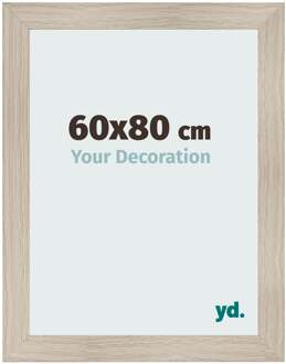 Fotolijst 60x80 cm - Eiken Licht - MDF - Pisa
