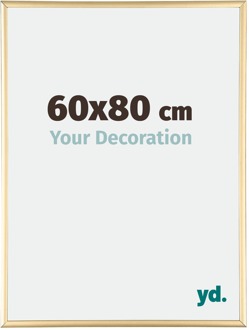 Fotolijst 60x80 cm - Goud Glans - Aluminium - Austin