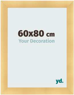 Fotolijst 60x80 cm - Goud Mat - MDF - Pisa